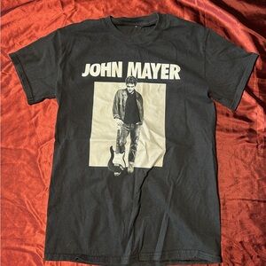 John Mayer 2019 World Tour Concert T-Shirt Black Band Tee